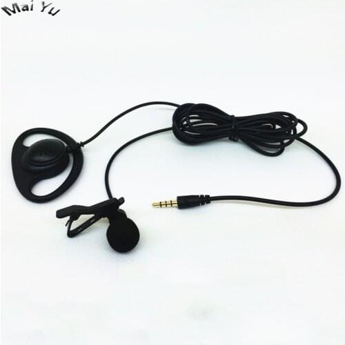 Two Radio Earphone Mobile Phone Monitor Microphone Hidden Headphone Microfone Recording for Most Phone Computer