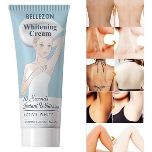 60ml Effective Natural Whitening Cream Milk Skin Care Products Body Dark Armpit Knee Lightening Bikini Underarm Bleaching Lotion