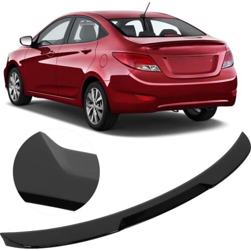 Glossy Black for M4 Style Trunk Lid Spoiler Wing Fit for Hyundai Elantra Auto accessories