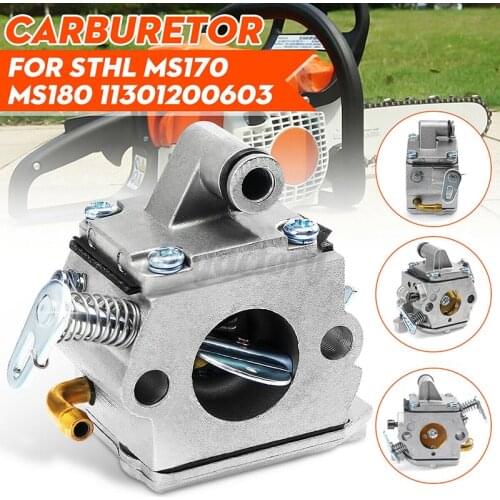 1pc Carburettor Carb For STIHL CHAINSAW 017 018 MS170 MS180 11301200603 Carburetor Metal Carburetor High Efficiency Dropshipping