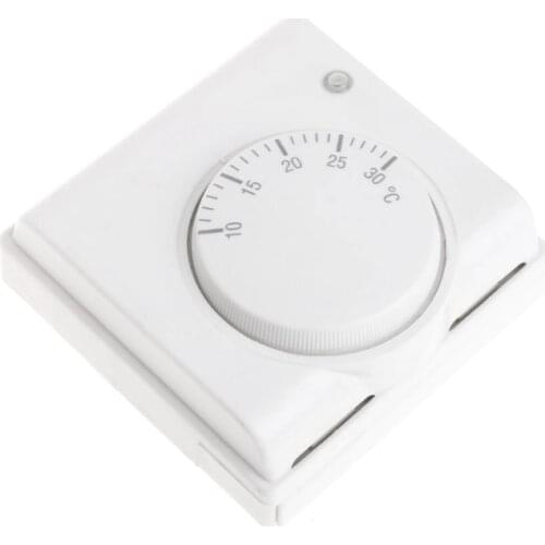 Room Floor Temperature Controller Mechanical Central Heating Thermostat 220V AC