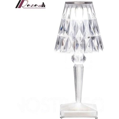 USB led table lamp Battery rechargeable Desk Lamp Touch Sensor lamp restaurant decoration Bedroom Night light atomosphere lamp