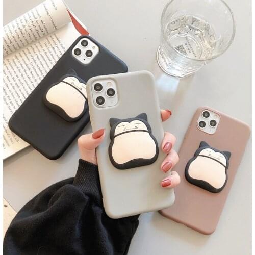 Cartoon Bracket Case for Xiaomi Redmi 10X 9A 9C 9 8A 8 7A 6A 5A 4A 4X 3S S2 Go Cute Demon Soft Holder Cover