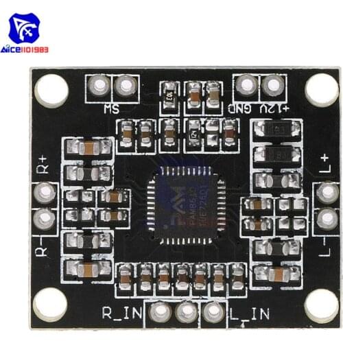 Diymore PAM8610 Audio Amplifier Board 2 * 15W Digital Dual Channel Stereo Class D Amplifier Module for Arduino DC 7 -15V