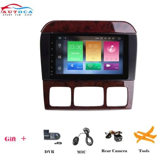 Full touch Android 9 Car DVD Autoradio Stereo Radio Player GPS for Mercedes Benz S Class W215 W220 S320 S400 S420 S430 S280 S350