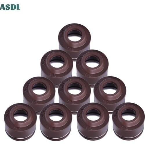 4pc 4.5mm Motorcycle Engine Valve Stem Oil Seal For Honda AX-1 1988-1990 NX250 Dominator NX 250 1988-1993 Racing Street bike