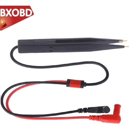SMD SMT Chip Test Clip Lead Probe Multimeter Meter Tweezer Capacitor Resistance Multimeter test lead probe