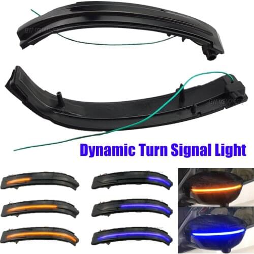 LED Dynamic Side Mirror Turn Signal Sequential Light For Nissan X-Trail T32 Rogue Qashqai J11 Murano Z52 Juke Navara Pathfinder