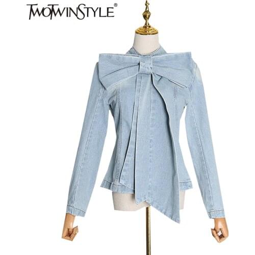 TWOTWINSTYLE Womens Denim Shirts China