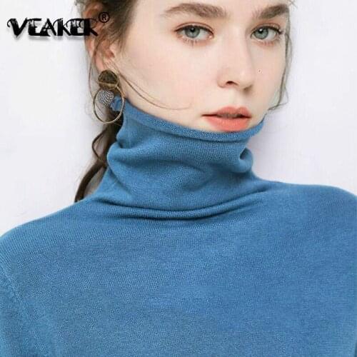 VEAKER Women's Cashmere Pullovers