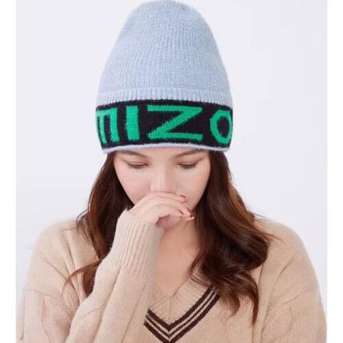 Beanie Embroidery MIZO Love men women Knit Cap Knitted Hat Skullies Warm Winter Unisex Ski Hip Hop Hat