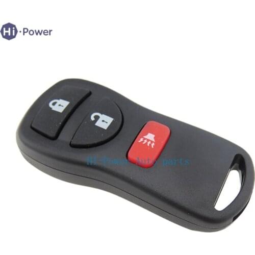 Hi-power Car Key Shell Remote 3 Buttons For NISSAN Pathfinder Titan Versa Maxima Frontier Xterra Murano Quest ARMADA QX4 FX35