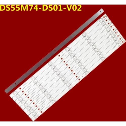 530MM10PCS LED Backlight Strip 6 Lamp (3V) DS55M74-DS01-V02 202006-DS55M7400-01 DSBJ-WG For 55X3 55A14A For T55A06 55X3 55A14A