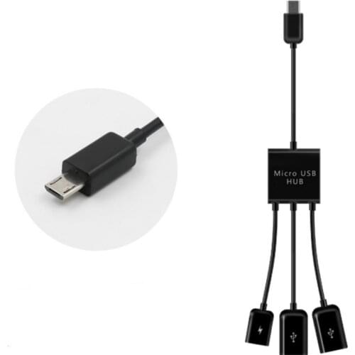 1pc 3 In1 Micro OTG USB Port Game Mouse Keyboard Adapter Cable For Samsung Huawei Android Tablet Converters Phone Accessories