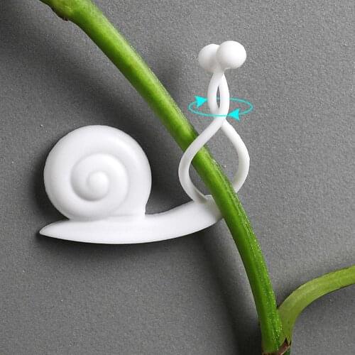 10pcs Self Adhesive Invisible Vines Fixer Wall Hook Plant Climbing Fixture Clips Balcony Garden Decoration Support Holder 2021