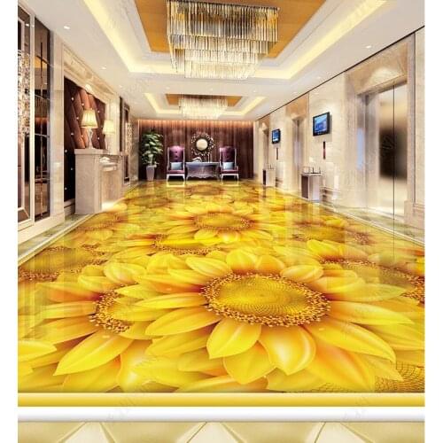 3d flooring for living room Bedroom bathroom photo wallpaper Waterproof self-adhesive floor