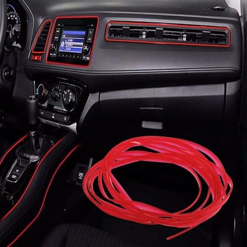 5M Car Styling Interior Exterior Decoration Strips Stickers for Fiat Panda Bravo Punto Linea Croma 500 Car Accessories