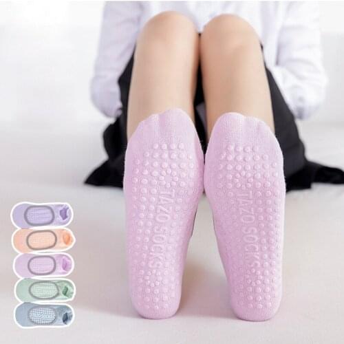 5 Pairs Women High Quality Pilates Socks Anti-slip Breathable Backless Yoga Socks Ladies Dance Sports Socks For Fitness Gym