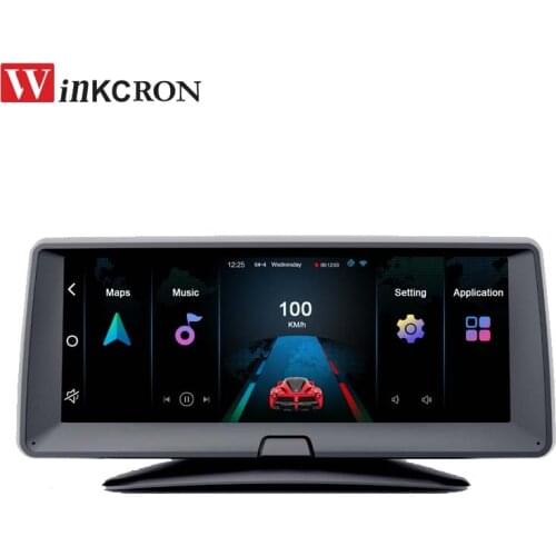 Best 7 inch IPS ADAS Andriod Car GPS Navigator Quad core Full HD 1080P Dual Dash Cam DVR Video Recorder Camera With Night Vision