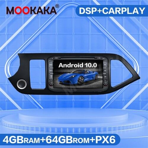 4G SIM LTE Android 10 64G Car Multimedia Player Radio For KIA PICANTO MORNING 2011-2016 GPS Navigation Auto Stereo Head Unit DSP