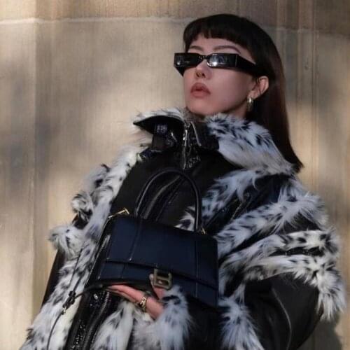 Y2K Brand Designer Sun Glasses Women Men Punk Sunglasses Hot Sale Narrow Square Frame Eyeglasses Hip Hop Funny Eyewear