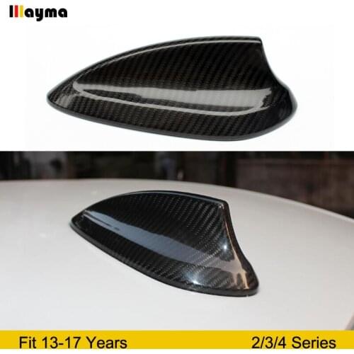 Carbon Fiber Shark Fin Antenna Cover For BMW F22 F87 M2 F30 F80 M3 3 series GT F34 F32 F36 F80 M4 Car Styling Accessories 2014