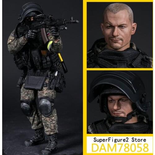 DAMTOYS 78058 1/6 Scale Full Set Male Soldier Action Figure RUSSIAN SPETSNAZ MVD SOBR LYNX for Fans Collection Gifts