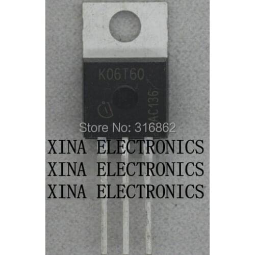 IKA06N60T K06T60 600V 10A TO-220F ROHS ORIGINAL 10PCS/lot Free Shipping Electronics composition kit