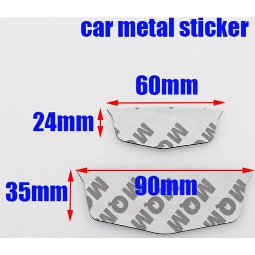 1pcs 3D metal Car logo trademark sticker Rear Bumper tail door trunk sticker car rear Emblem sticker Decal Accessories KDLK