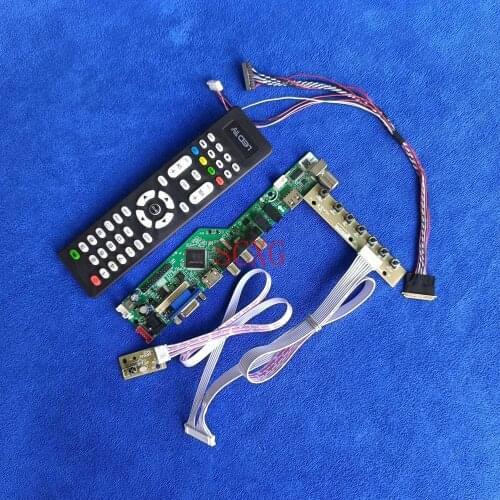 Screen controller board LCD/LED HDMI-compatible USB AV VGA Fit N156B6/N156BGE/NT156WHM DIY Kit 40Pin LVDS 1366*768 Signal analog