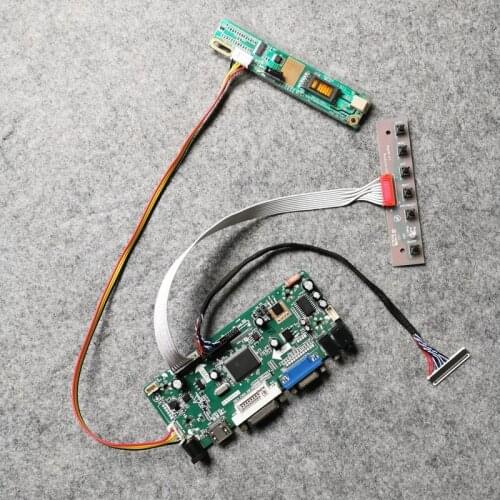 LCD monitor controller board M.NT68676 Fit B154EW04/B154EW06/B154EW08 matrix 1280*800 1CCFL DIY kit LVDS 30 Pin VGA+DVI