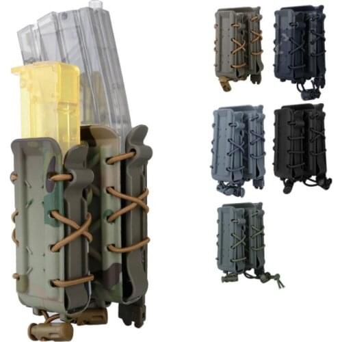 Tactical Magazine Pouches 9/5.56/7.62 mm Mag Pouch Military Shooting Paintbal Hunting CS Pistol Rifle Molle Magazine Pouche