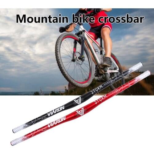 Aluminium Alloy Useful Hard Anti-wear Racing Flat Handles Bar Bike Part Flat Handlebar Durable for Bikes