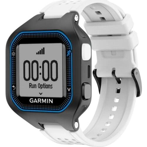 Wristwatch Band Strap With Tool For Garmin Forerunner 25 Mens Watch Replacement Large Size Watch Band Bracelet Replace Strap