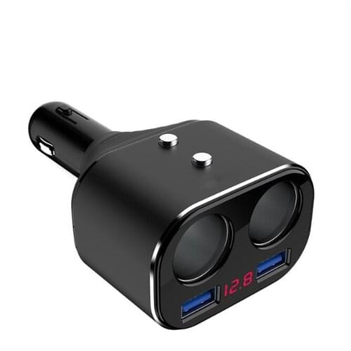 RV Camper Truck Bus Charger 2x USB Charger Adapter Voltage Detection 3.1A Car Cigarette Lighter Car Accessories Universal