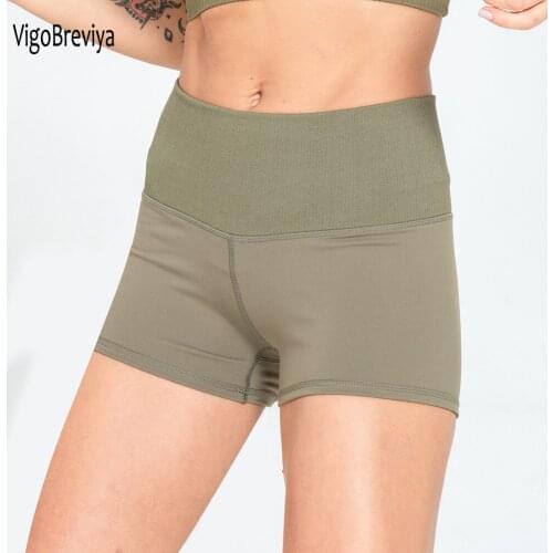 VigoBreviya Sexy Seamless Gym Shorts Women Tight Workout Yoga Short High Waist Fitness Leggings Push Up Running Sports Shorts