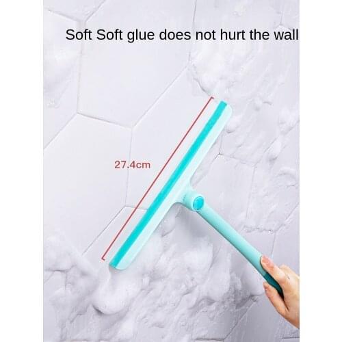Glass Squeegee Household Scraping Window Cleaner Wiper Blade Toilet Glass Wiper Scraper Cleaning Tool