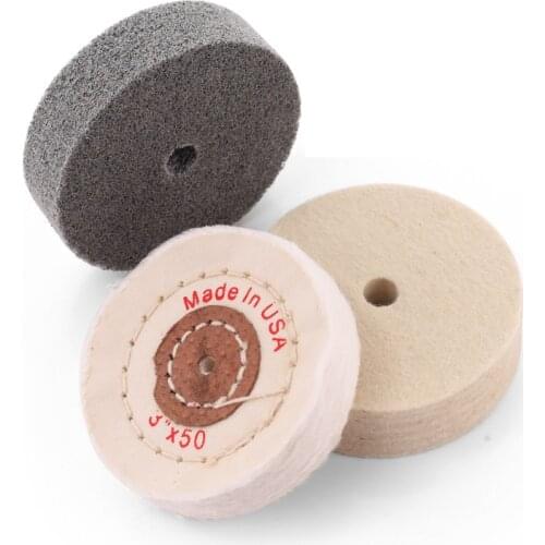 3 inch fiber wheel nylon polishing wheel table grinder small grinding wire wheel wool mirror polishing piece