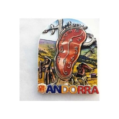 Andorra tourist souvenir refrigerator stickers