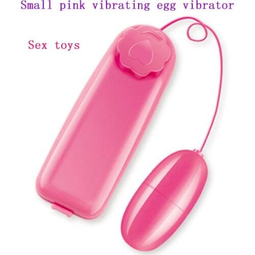 Vibrating Egg Female Single Vibrating Egg Compact Pink Masturbator Vibrator Anal Plug Dildo Female Male Sex Toy Adult Store