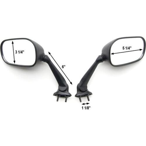 Aftermarket motorcycle accessories retroviseur moto Racing Mirror for Yamaha 2008 2009 2010 2011 2012 R6 YZF-R6 Black