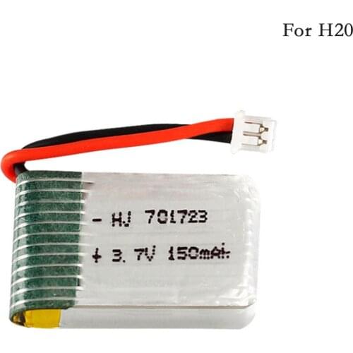 3.7v 150mah 30C For H20 U839 S8 M67 Battery RC Quadcopter Spare parts 3.7v LIPO Battery for H20 Battery for toy Helicopter 3.7V