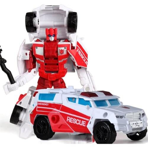 HaiZhiXing 5 IN 1 Anime Devastator Toy Boy Cool Transformation KO Robot Car Action Figure Aircraft tank motorcycle Model Kid Toy