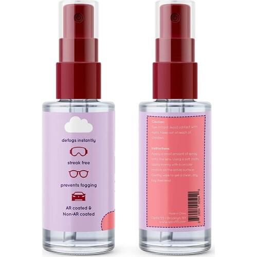 120ml Anti-Fog Glasses Spray Solution Bottle Defogger Car Windshield Biking Swimming Goggles Camera Lens Demister Bottle