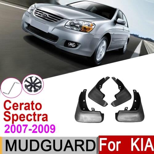 Mudguards For KIA Cerato KIA Spectra LD 2009 2008 2007 Front Rear Car Mudflaps Fender Mud Flaps Guard Splash Flap Accessories