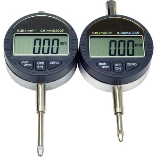 0-25.4mm/1" Digital Dial Indicator 0.01mm Electronic dial indicator Gauge Meter Metric/Inch With RS232 Data Out Retail Box