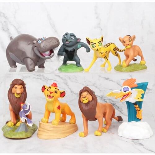 6-12pcs The Lion King Simba Nala Timon Model Figure PVC Action Figures Classic Toys Best Christmas Gifts Doll Toys for Children