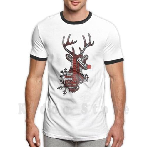 Xmas-Reindeer T Shirt Men Cotton Cotton S-6xl Football Ferggie Fergy Footie Christmas Xmas United Elf Seasonal Sale