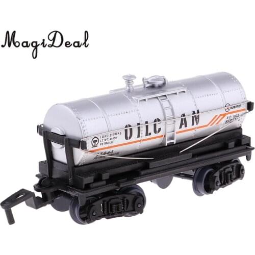 Simulation Train Oil Transport Tank Car Tanker Truck Model Diecast Vehicle Childrens Toy Car Gift