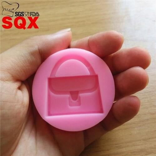 Mini bag silicone fondant cake mold silicone mold chocolate soap candles tool kitchen accessories SQ1502